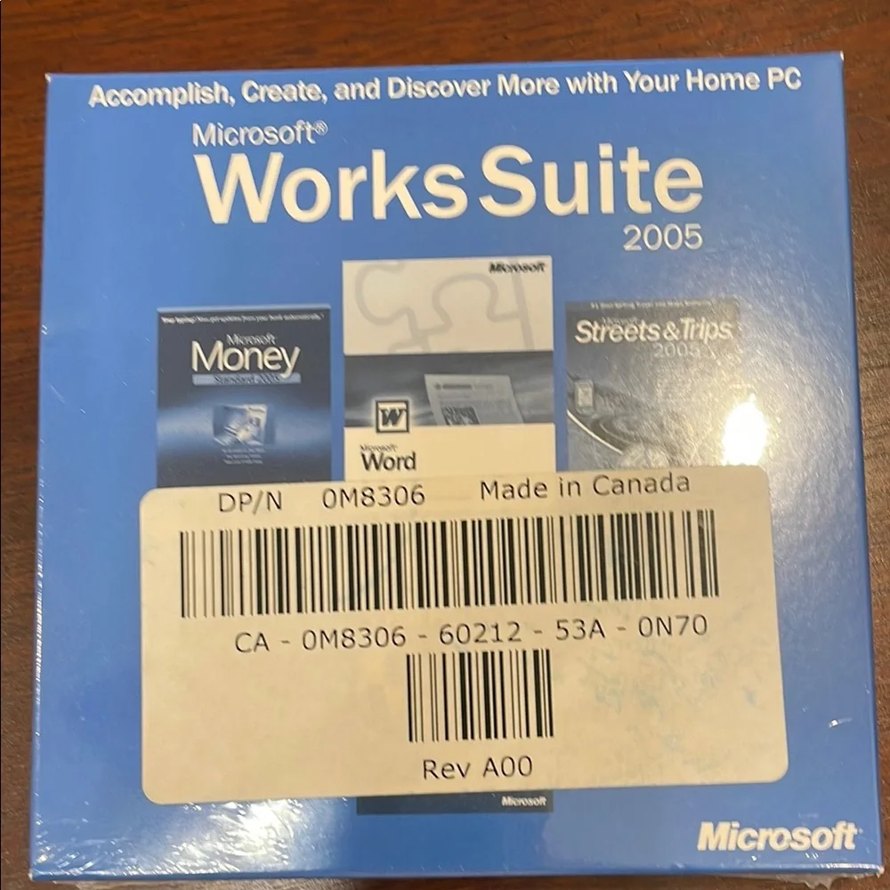 Microsoft Works Suite 2005 Software Package